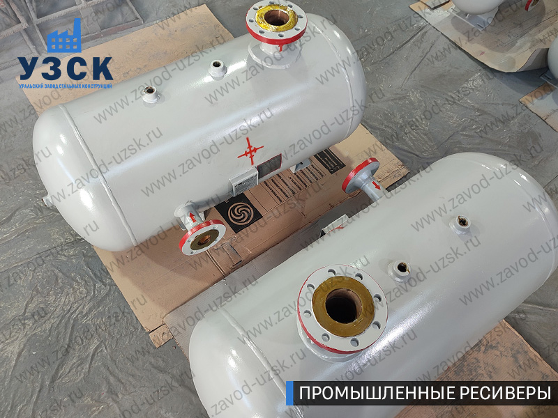 фотография промышленных ресиверовдля газа Владикавказ